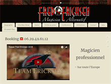 Tablet Screenshot of fred-ericksen.com